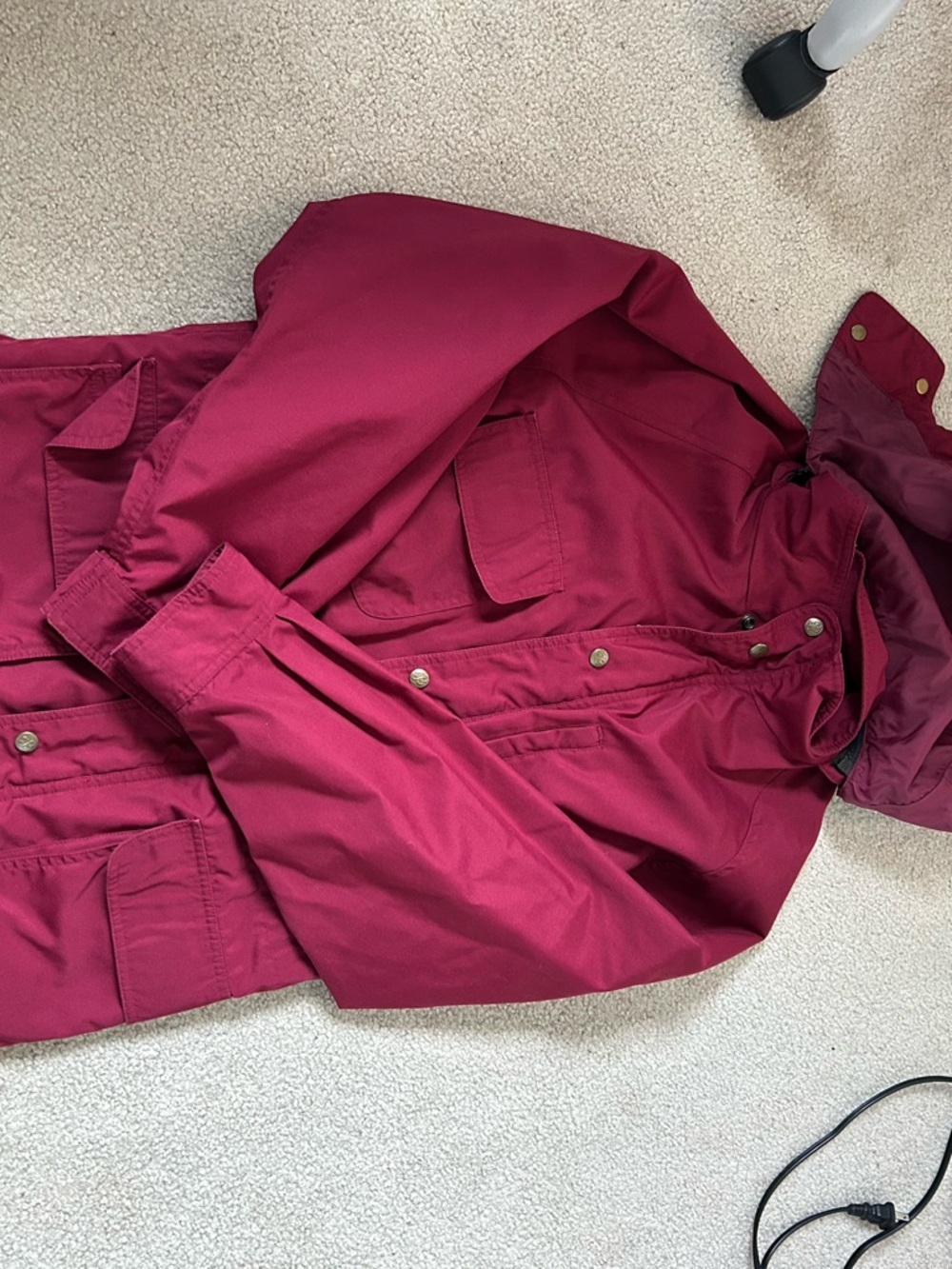Eddie Bauer Deep Berry Red Men's Jacket